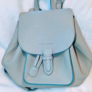 Marco Laurent Painter Play 2 Way sea foam green & turquoise backpack handbag